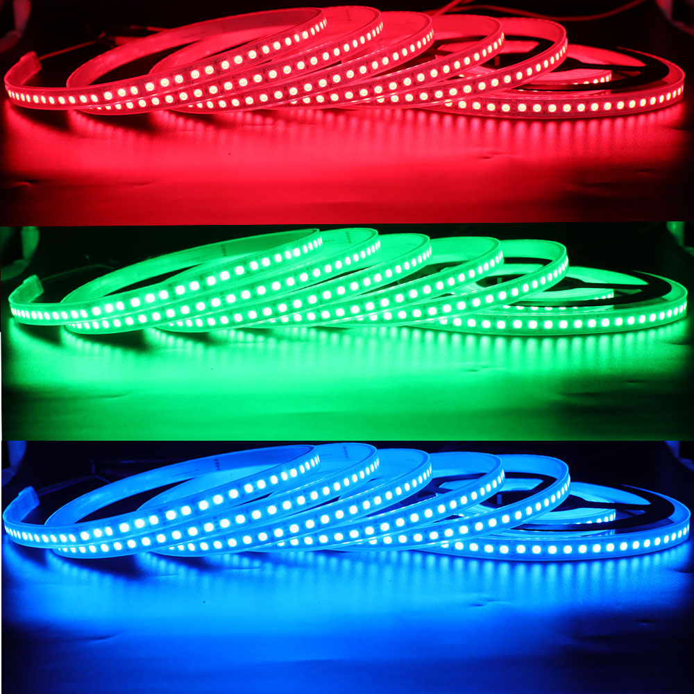DC12/24V 5050SMD 16.4Ft 600LEDs Color Changing RGB LED Strip Lights